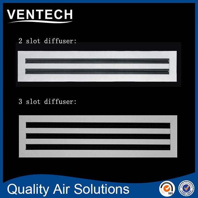 HVAC Air Diffusions Aluminum Linear Slot Diffuser 2slot