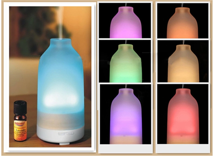 Ultrasonic Wave Aroma Diffuser Glass Electric Scented Oil Diffuser for Essential Oils