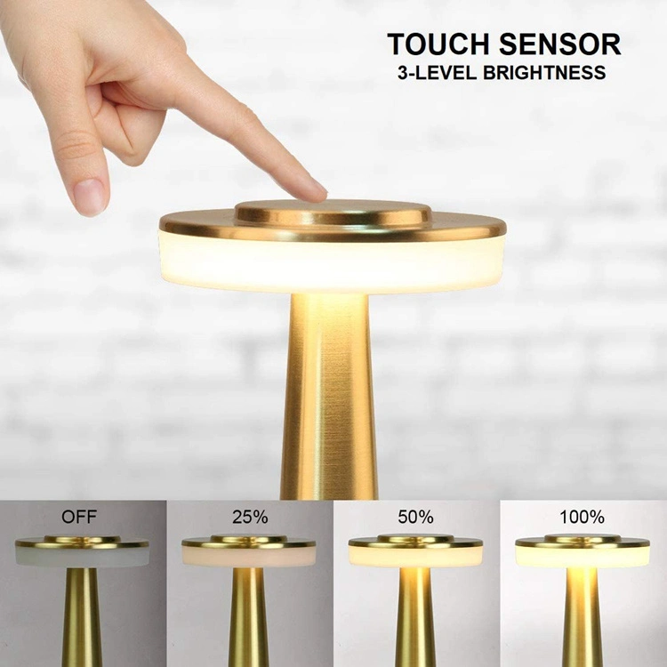 New Touch Switch USB Table Lamp Christmas Decoration Rechargeable LED Night Light
