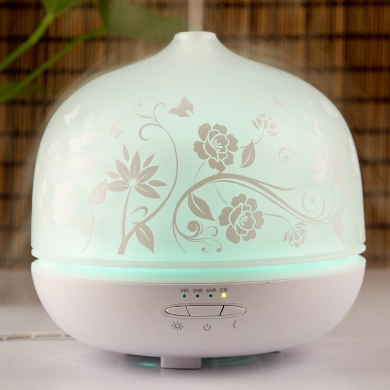 Portable Cool Mist Ultrasonic Aroma Diffuser with Metal Cover