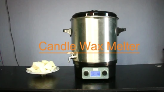 Enamel Coating Large Capacity Electric Candle Warmer Wax Melter with Timer