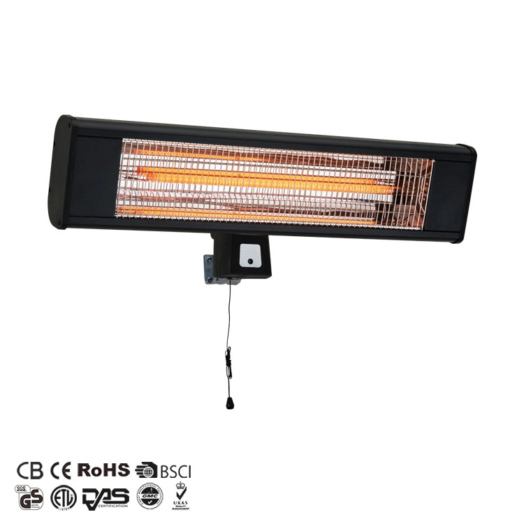 Wall Mounting Patio Heater Carbon Fiber Electric Powered Heater Carbon Fiber Wall Mounting Heater with IR Sensor and Remote Controller
