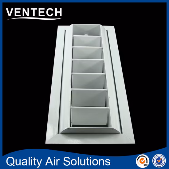China Manufacturer Ventech Ventilation Aluminum Drum Louver Jet Supply Air Diffuser