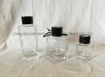 Extra-Thick Glass Reed Diffuser with Black/Silver/Gold Lid