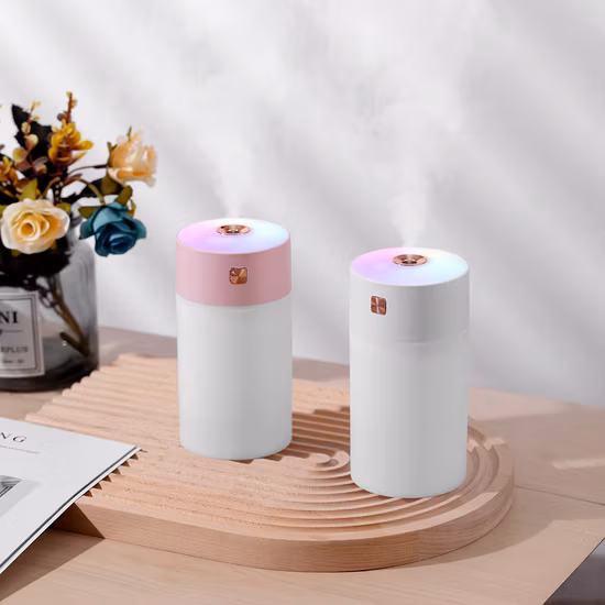 Jellyfish Smoke Ring Humidifier 320 Ml Flame and Jellyfish 2 Mist Mode Electric Aromatherapy Essential Oil Diffuser